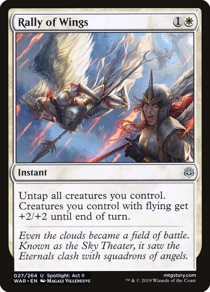 Rally of Wings [War of the Spark] Magic: The Gathering