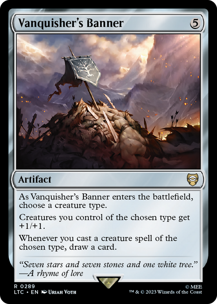 Vanquisher's Banner [The Lord of the Rings: Tales of Middle-Earth Commander] Magic: The Gathering