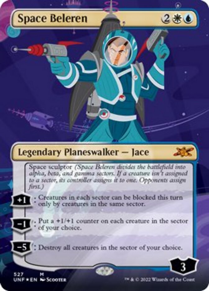 Space Beleren (Borderless) (Galaxy Foil) [Unfinity] Magic: The Gathering