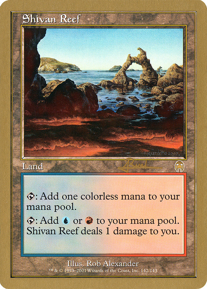 Shivan Reef (Antoine Ruel) [World Championship Decks 2001] Magic: The Gathering