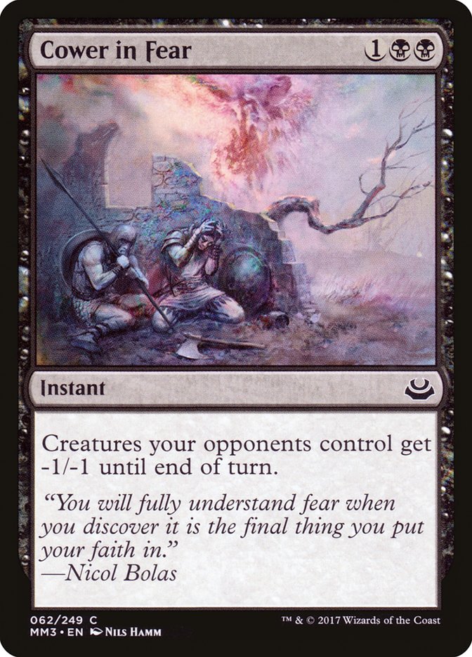 Cower in Fear [Modern Masters 2017] Magic: The Gathering