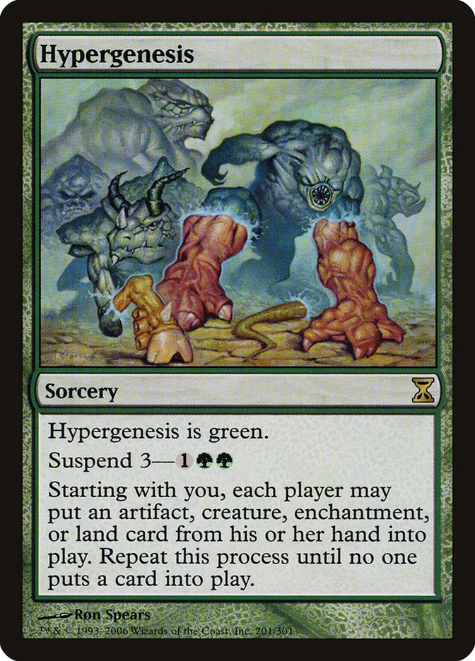 Hypergenesis [Time Spiral] Magic: The Gathering