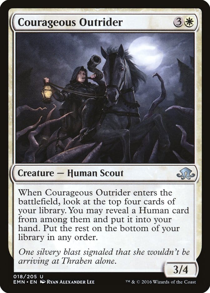 Courageous Outrider [Eldritch Moon] Magic: The Gathering