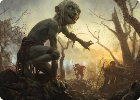 Smeagol, Helpful Guide Art Card [The Lord of the Rings: Tales of Middle-earth Art Series] Magic: The Gathering