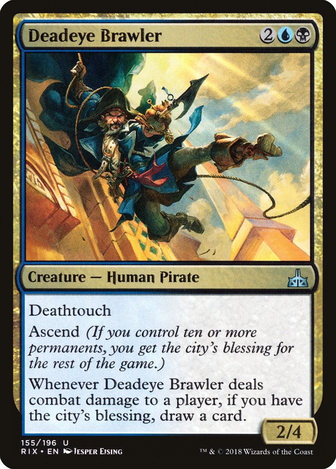 Deadeye Brawler [Rivals of Ixalan] Magic: The Gathering