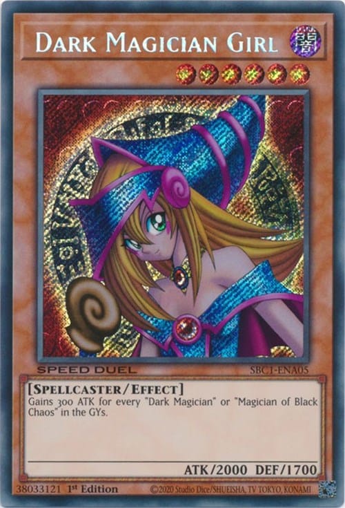 Dark Magician Girl [SBC1-ENA05] Secret Rare - Yugioh Cards For Your TCG Needs!