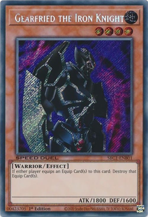 Gearfried the Iron Knight [SBC1-ENB01] Secret Rare - Yugioh Cards For Your TCG Needs!
