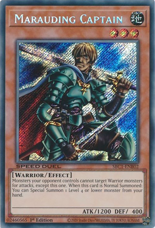 Marauding Captain [SBC1-ENB02] Secret Rare - Yugioh Cards For Your TCG Needs!