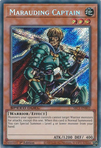 Marauding Captain [SBC1-ENB02] Secret Rare - Yugioh Cards For Your TCG Needs!