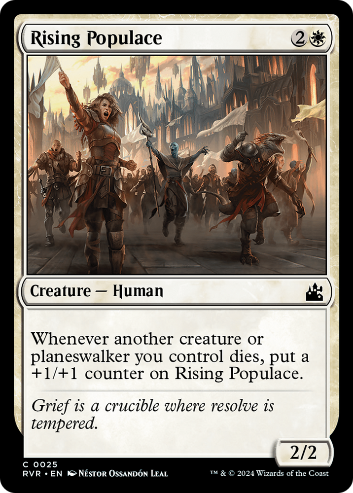 Rising Populace [Ravnica Remastered] Magic: The Gathering