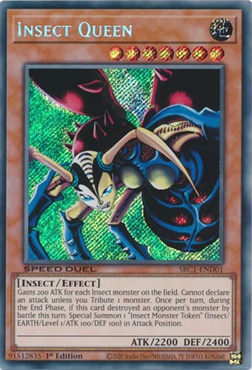 Insect Queen [SBC1-END01] Secret Rare - Yugioh Cards For Your TCG Needs!