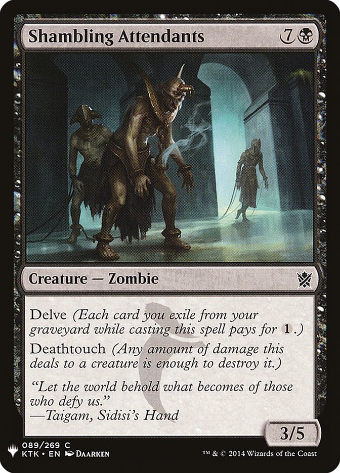 Shambling Attendants [Mystery Booster] Magic: The Gathering