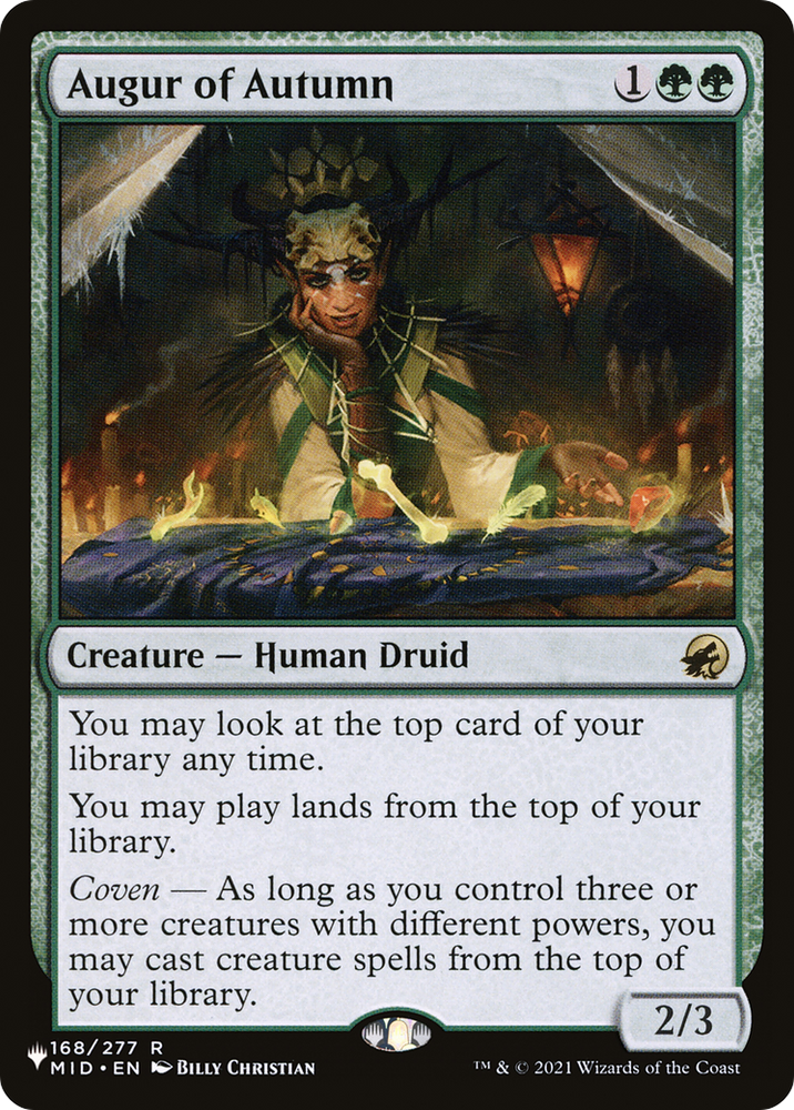 Augur of Autumn [The List] Magic: The Gathering
