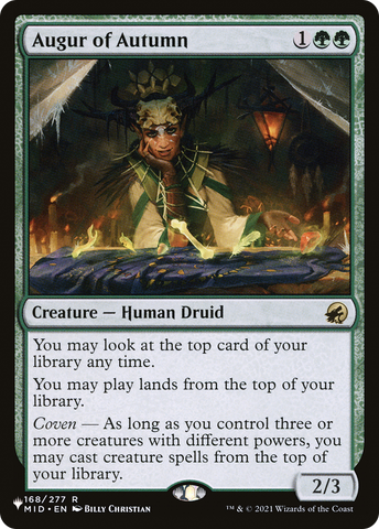 Augur of Autumn [The List] Magic: The Gathering