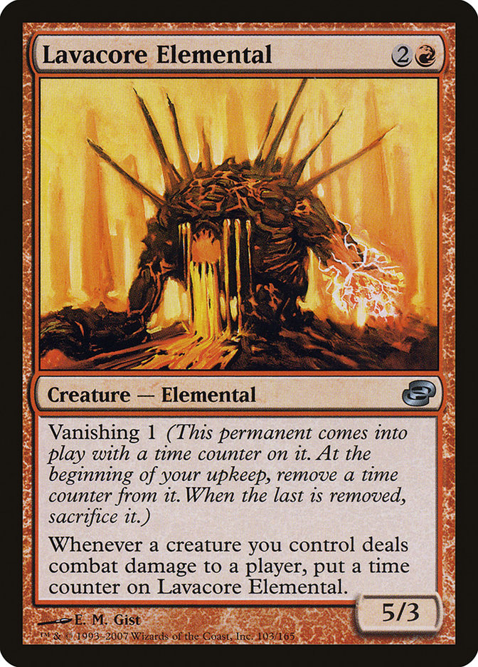 Lavacore Elemental [Planar Chaos] Magic: The Gathering