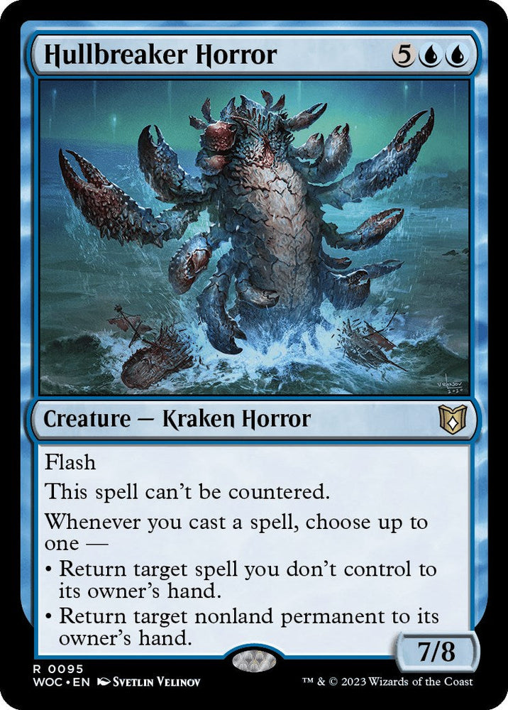 Hullbreaker Horror [Wilds of Eldraine Commander] Magic: The Gathering