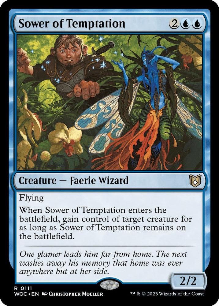 Sower of Temptation [Wilds of Eldraine Commander] Magic: The Gathering