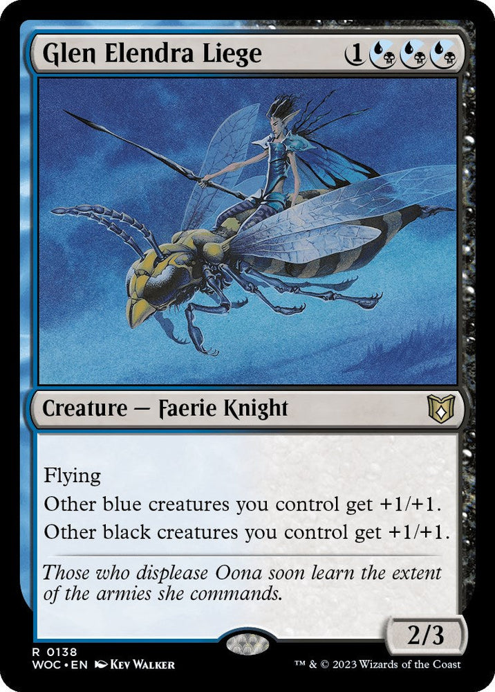 Glen Elendra Liege [Wilds of Eldraine Commander] Magic: The Gathering