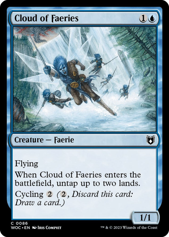 Cloud of Faeries [Wilds of Eldraine Commander] Magic: The Gathering