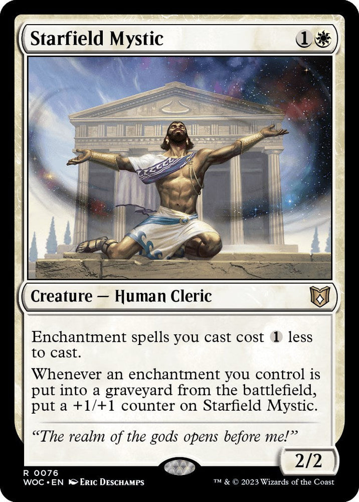 Starfield Mystic [Wilds of Eldraine Commander] Magic: The Gathering