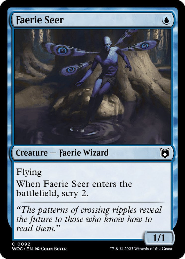 Faerie Seer [Wilds of Eldraine Commander] Magic: The Gathering