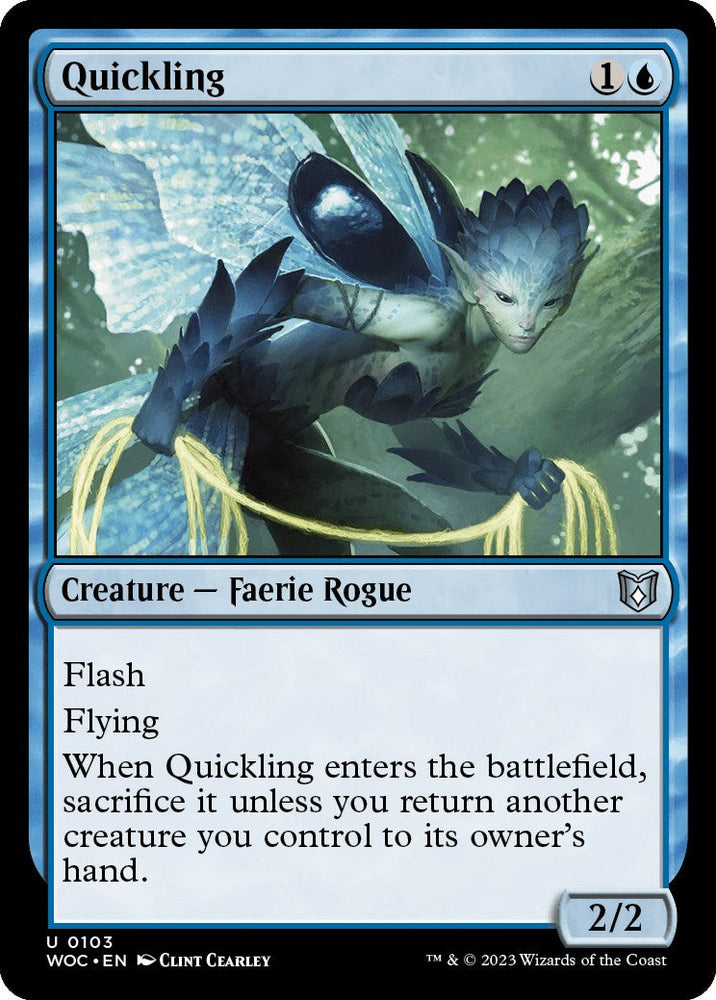 Quickling [Wilds of Eldraine Commander] Magic: The Gathering