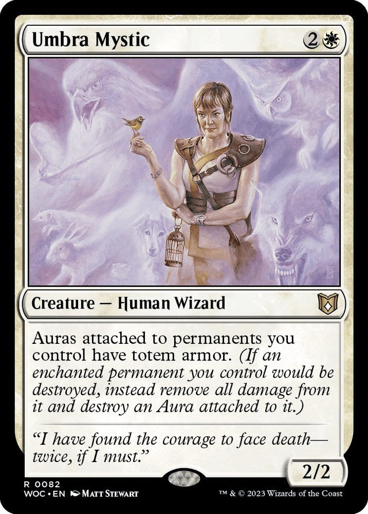 Umbra Mystic [Wilds of Eldraine Commander] Magic: The Gathering