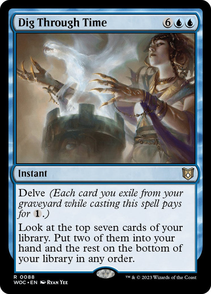 Dig Through Time [Wilds of Eldraine Commander] Magic: The Gathering