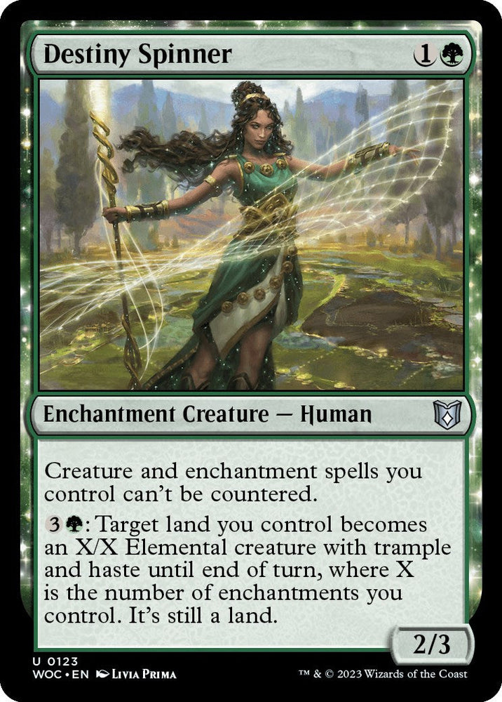 Destiny Spinner [Wilds of Eldraine Commander] Magic: The Gathering