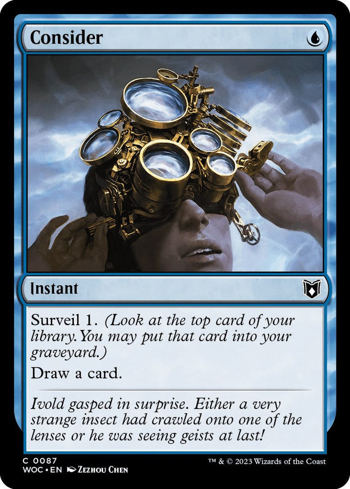 Consider [Wilds of Eldraine Commander] Magic: The Gathering