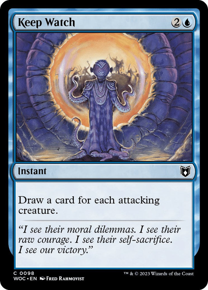 Keep Watch [Wilds of Eldraine Commander] Magic: The Gathering