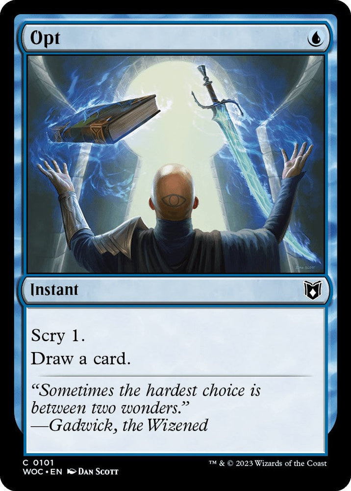 Opt [Wilds of Eldraine Commander] Magic: The Gathering