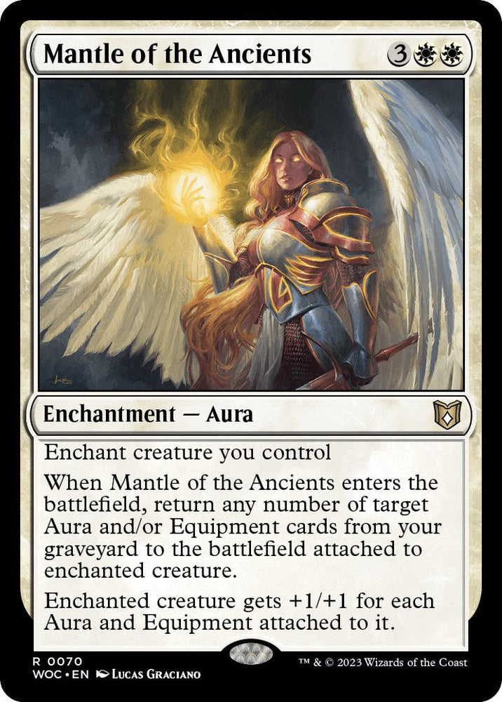 Mantle of the Ancients [Wilds of Eldraine Commander] Magic: The Gathering