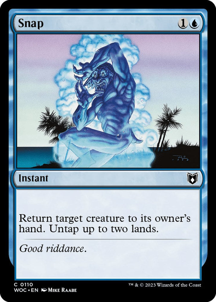 Snap [Wilds of Eldraine Commander] Magic: The Gathering