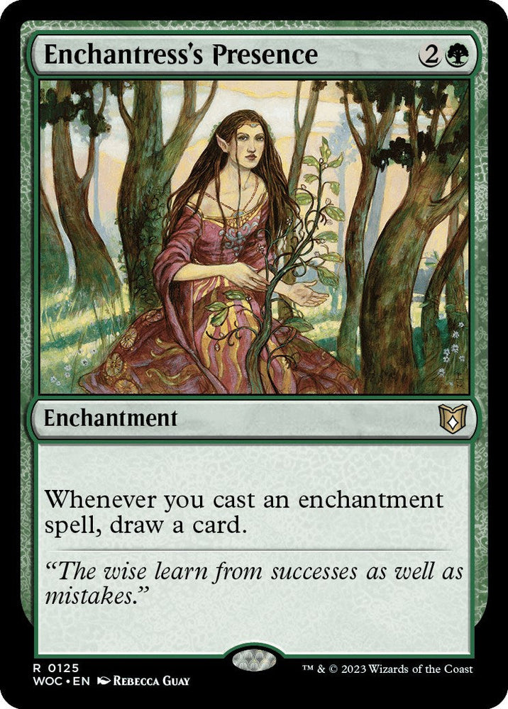Enchantress's Presence [Wilds of Eldraine Commander] Magic: The Gathering