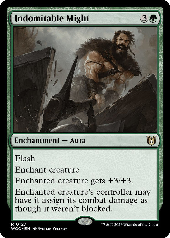 Indomitable Might [Wilds of Eldraine Commander] Magic: The Gathering