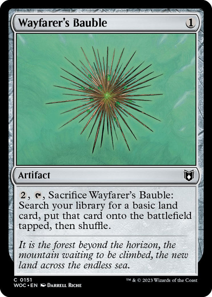 Wayfarer's Bauble [Wilds of Eldraine Commander] Magic: The Gathering