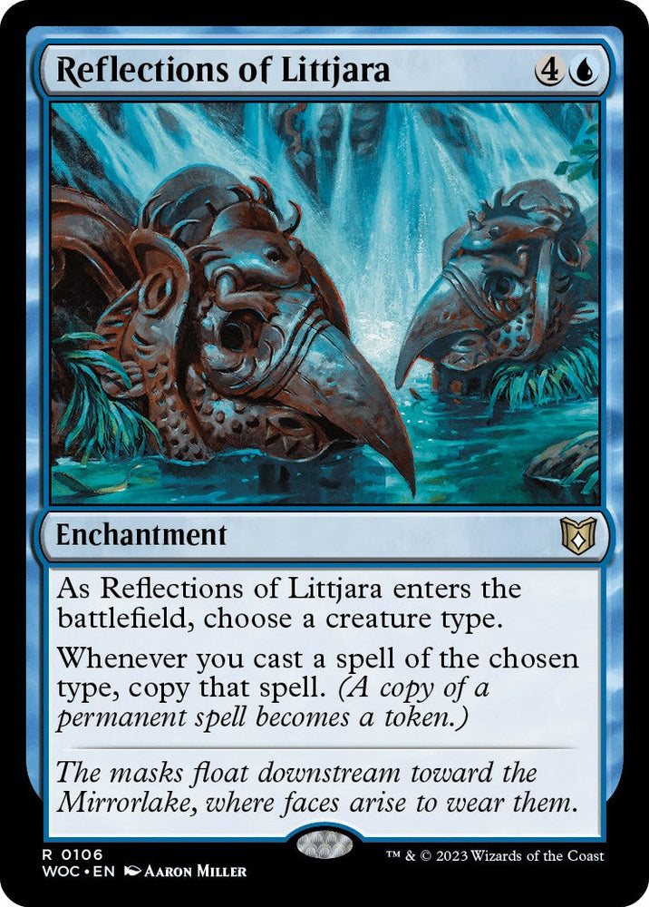 Reflections of Littjara [Wilds of Eldraine Commander] Magic: The Gathering