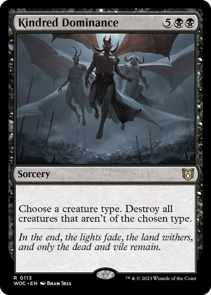 Kindred Dominance [Wilds of Eldraine Commander] Magic: The Gathering