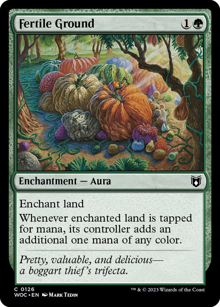 Fertile Ground [Wilds of Eldraine Commander] Magic: The Gathering