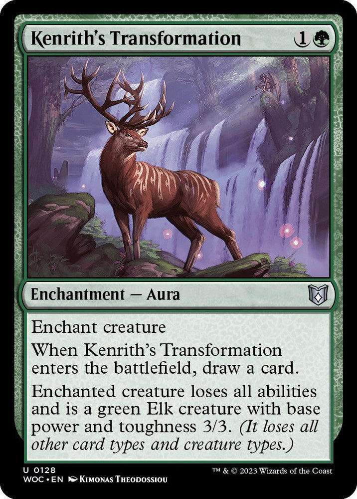 Kenrith's Transformation [Wilds of Eldraine Commander] Magic: The Gathering