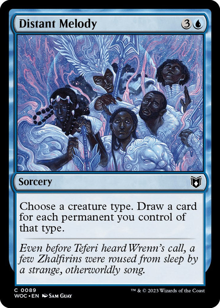 Distant Melody [Wilds of Eldraine Commander] Magic: The Gathering
