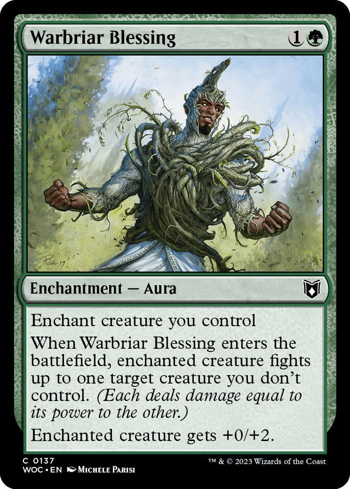 Warbriar Blessing [Wilds of Eldraine Commander] Magic: The Gathering