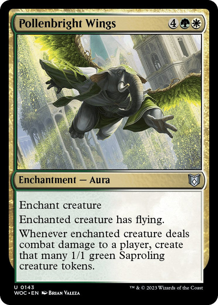 Pollenbright Wings [Wilds of Eldraine Commander] Magic: The Gathering