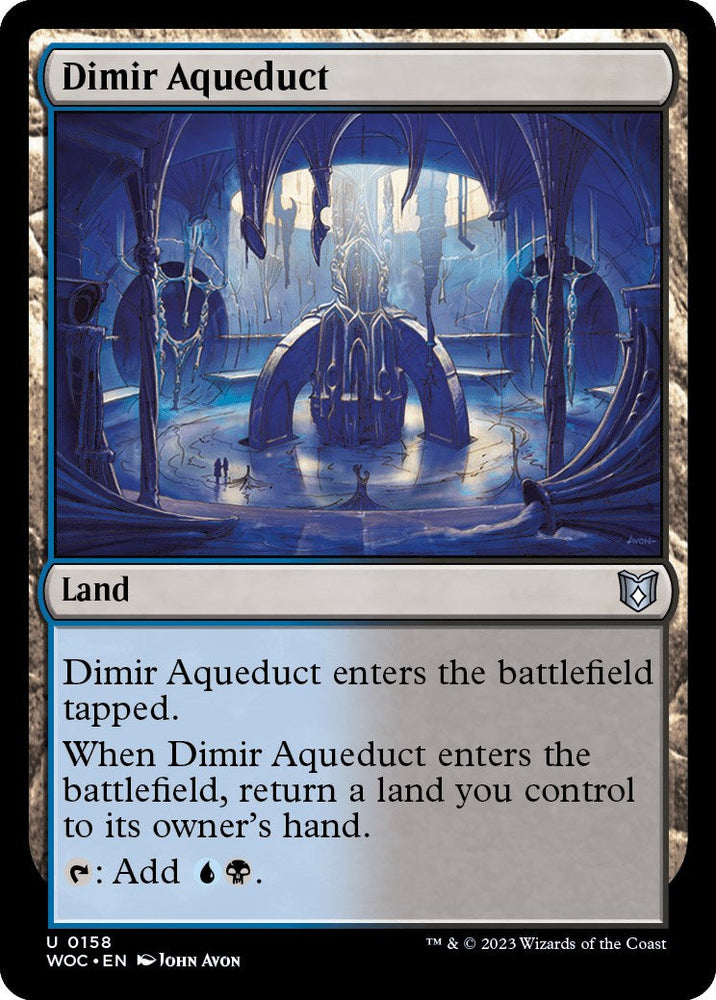 Dimir Aqueduct [Wilds of Eldraine Commander] Magic: The Gathering