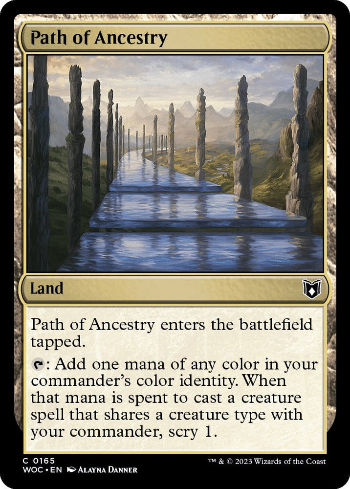 Path of Ancestry [Wilds of Eldraine Commander] Magic: The Gathering