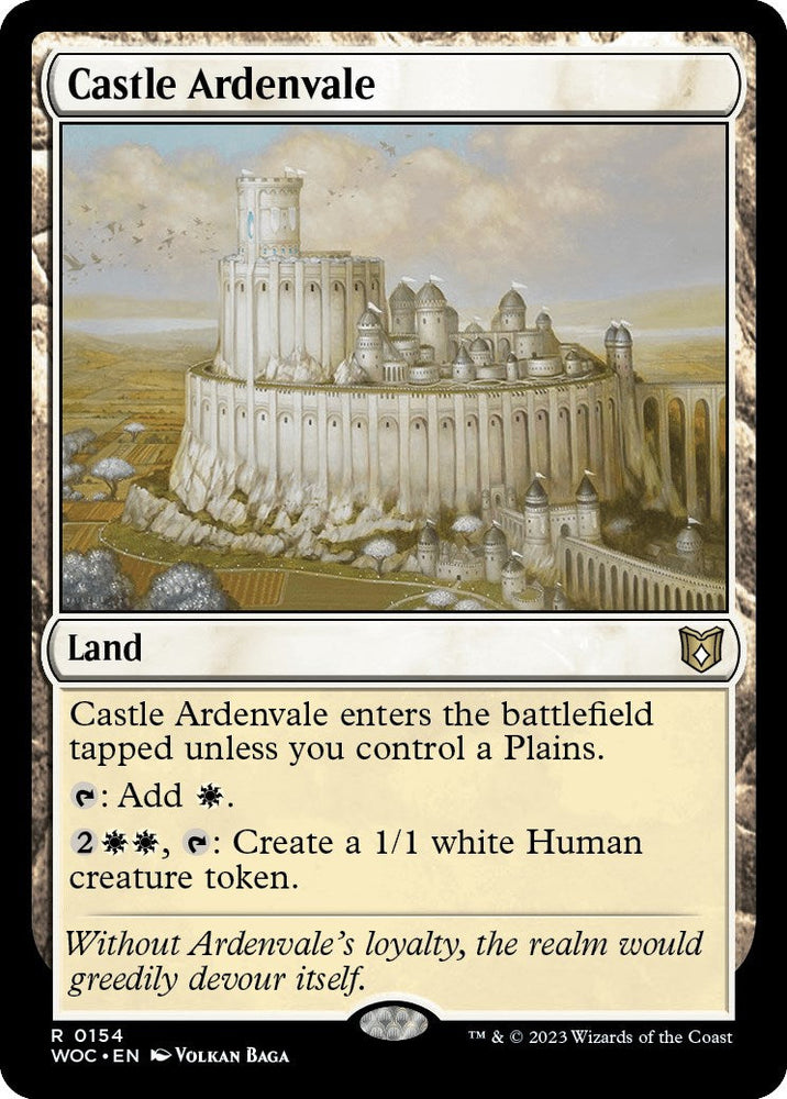 Castle Ardenvale [Wilds of Eldraine Commander] Magic: The Gathering