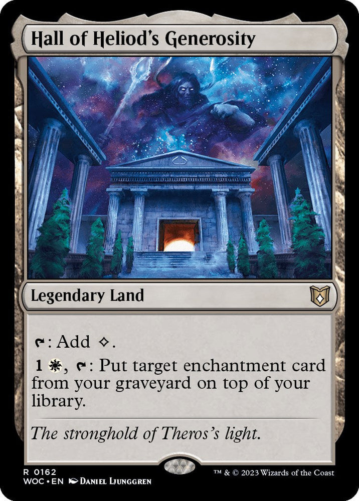 Hall of Heliod's Generosity [Wilds of Eldraine Commander] Magic: The Gathering