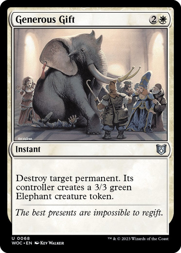 Generous Gift [Wilds of Eldraine Commander] Magic: The Gathering