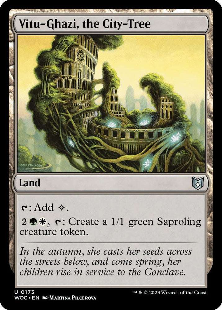 Vitu-Ghazi, the City-Tree [Wilds of Eldraine Commander] Magic: The Gathering